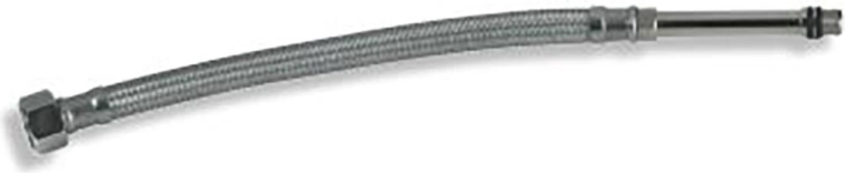 Indløbsslange i rustfrit stål M10 × 3/8" med adaptor, 50 cm