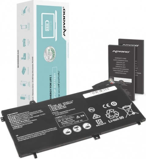 Movano batteri til Huawei MateBook D (HB46K497ECW) 3700 mAh / 42,2 Wh