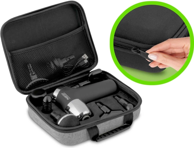 Op til 8 hoveder til målrettet massage af hele kroppen