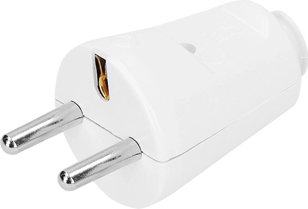 Solight lige stik IP20 hvidt