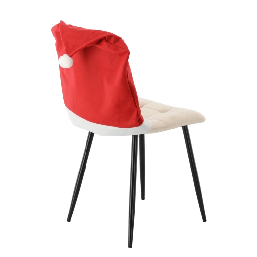 Blødt tekstil i dyb rød