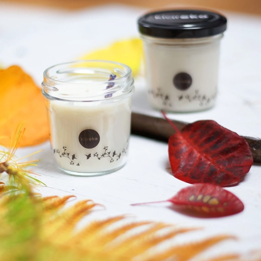 Elegant glaskrukke til genbrug