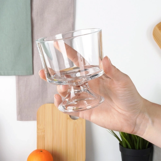 Klart, holdbart glas