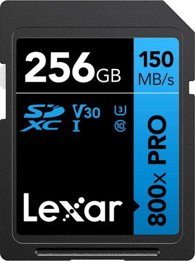 Hukommelseskort Lexar Professional 800x Pro SDXC 256 GB