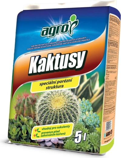 Substrat til kaktusser og sukkulenter 5 l AGRO