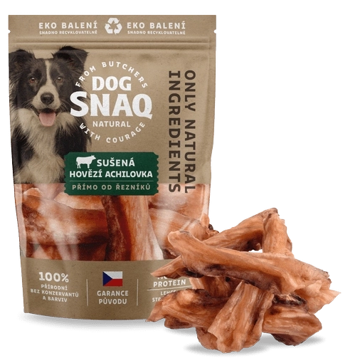 Dog Snaq tørret okseachillessene til hunde 200 g