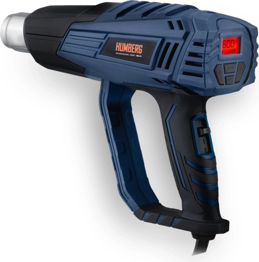 Kraftig effekt 2000 W og 6 niveauer af luftstrøm