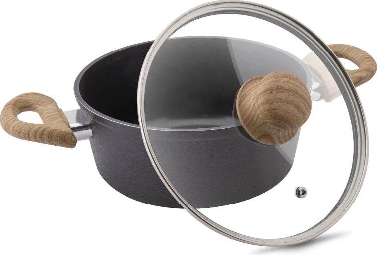 Komfortable håndtag med trælook