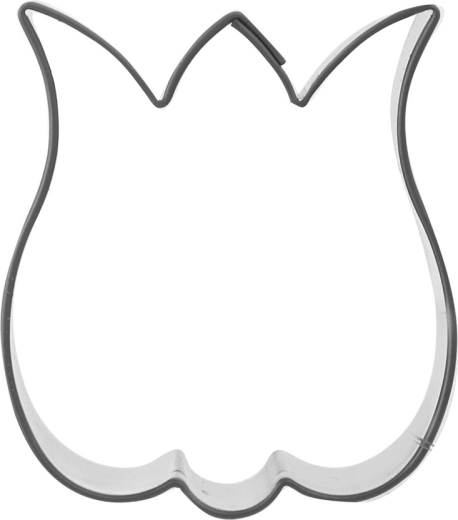 Rustfri udstikker til småkager – tulipan