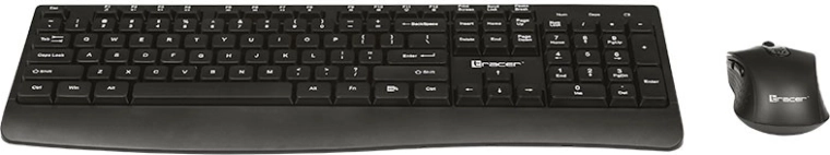 Fuldstørrelses tastatur med håndledsstøtte