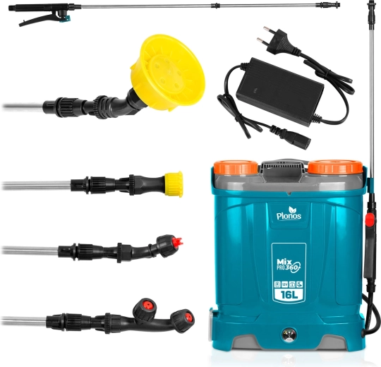 Op til 9 timers stille drift på 12 V / 8 Ah batteri