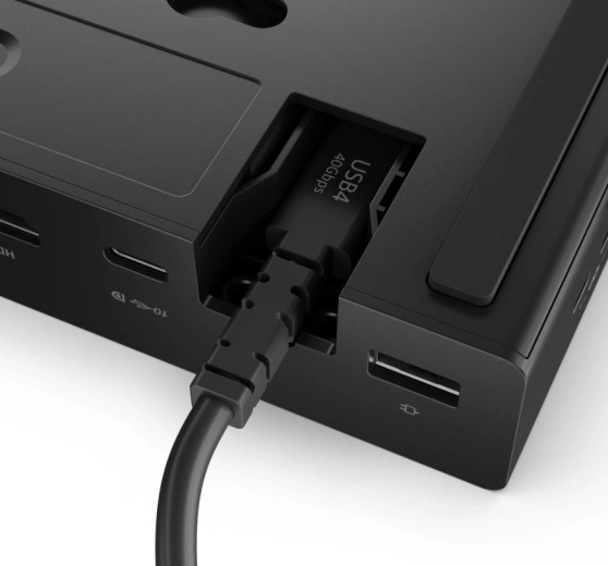 Hurtig tilslutning via USB4 40 Gb/s