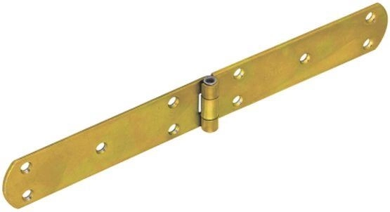 Fransk hængsel 300 × 38 × 2,5 mm, gulforzinket stål