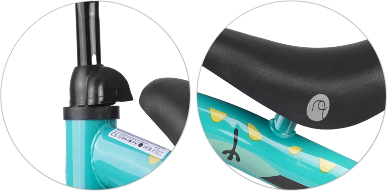 Behageligt, højdejusterbart sæde