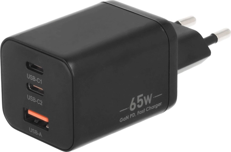 GaN-teknologi og effekt op til 65 W