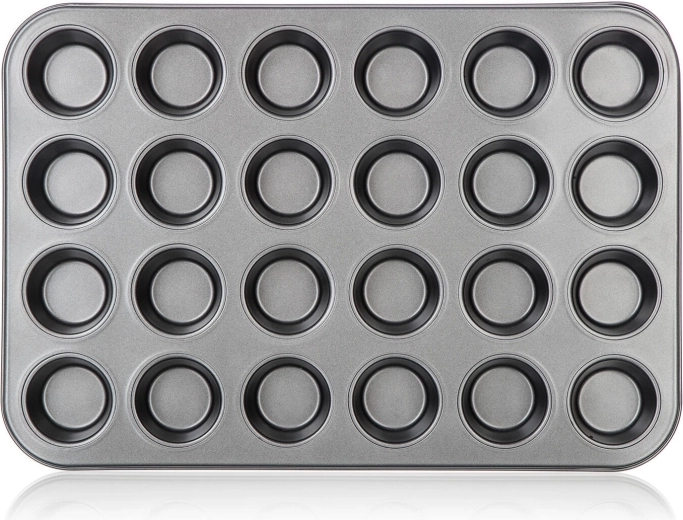 Kapacitet 24 stk for effektiv bagning