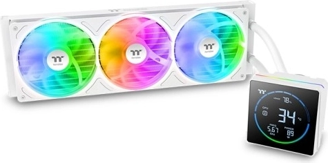 AIO vandkøling 360 ARGB Snow med LCD-display