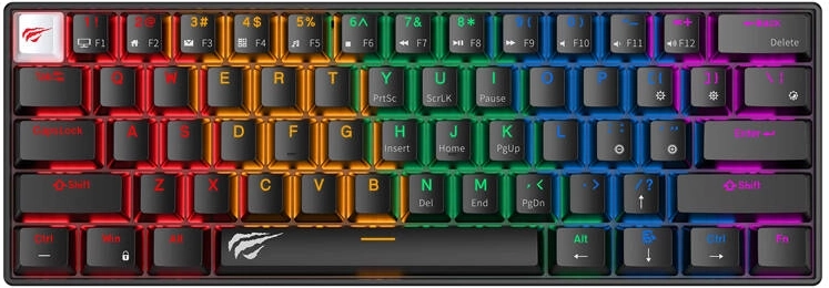 Mekanisk gaming RGB-tastatur Havit
