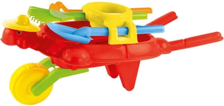 Mochtoys børnetrillebør med værktøj til børn – skildpadde