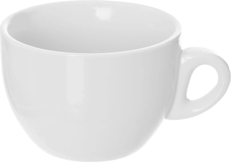 Porcelænskrus Mona til cappuccino 0,21 l hvid