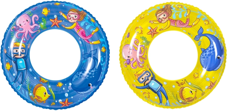 Oppustelig svømmering 60 cm SEA WORLD til børn