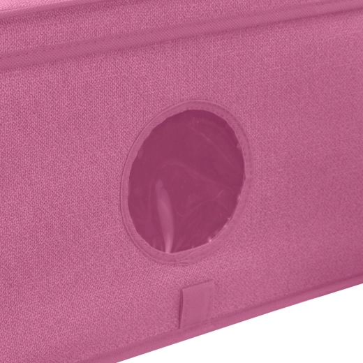 Solid og sammenklappelig tekstilkonstruktion