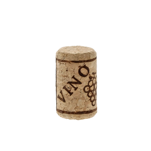Naturlig rullet kork 23 × 38 mm til flasker