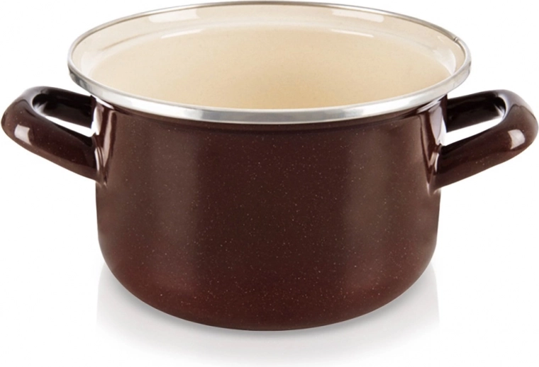 Emaljeret gryde BROWN 16 cm, 1,4 l