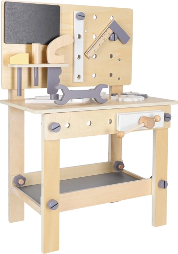 Realistisk skruestik og arbejdsflade