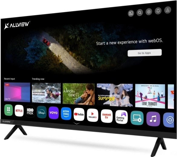 Smart webOS med populære apps