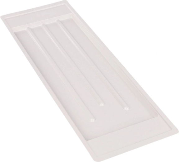 Metpol hvid drypbakke 59,5 × 20 cm til 2-etagers opvaskestativ 60 cm