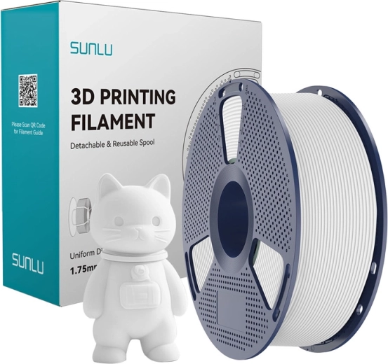 Sunlu PLA Matte filament hvid