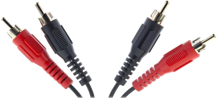 Sencor-lydkabel 2× RCA til 2× RCA, 2,5 m