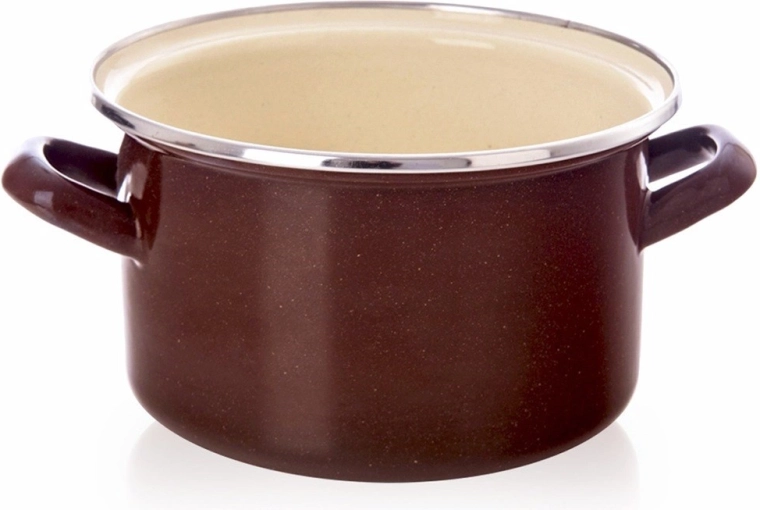 Emaljeret gryde BROWN 18 cm, 2 l