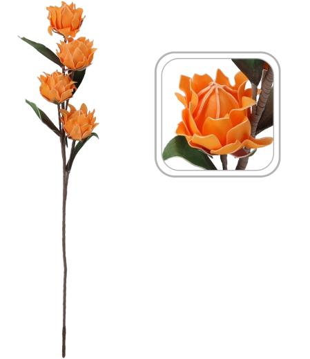Realistiske blomster og naturlige detaljer