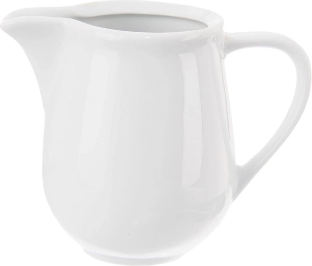 Mona hvid porcelænsmælkekande 260 ml