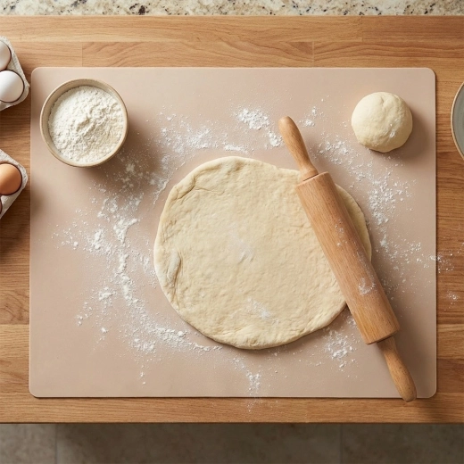 Non-stick overflade til nem udrulning af dej