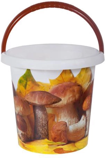 Plastspand med dekor 10 l, forskellige motiver