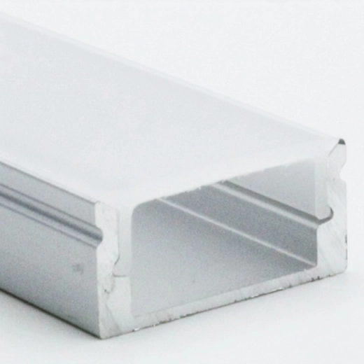 Solight aluminiumsprofil til LED-strips 1 m (17 × 8 mm) med mælkehvid diffuser