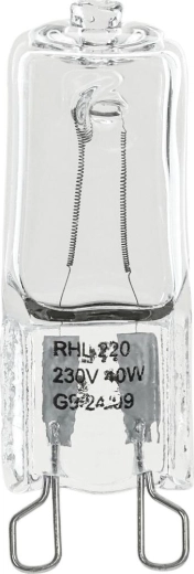 Halogenpære Retlux G9 40 W til ovn