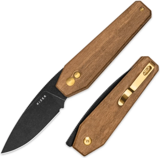 Button lock, front flipper og lommeklip til EDC