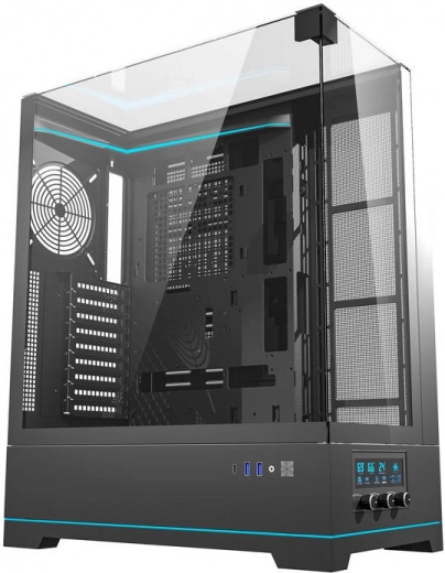 Computerkabinet Darkflash DY450L ATX Mid Tower uden blæsere – sort