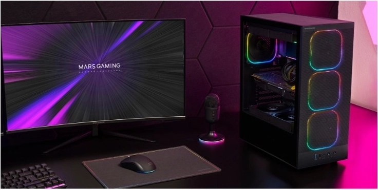 4× 120 mm ARGB Line-Glow medfølger