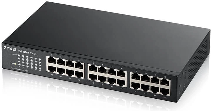 24 gigabitporte til nem udvidelse af netværket