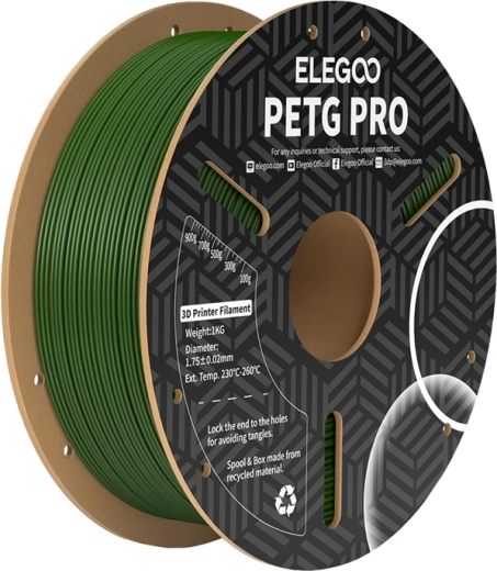 ELEGOO PETG Pro filament olivengrøn