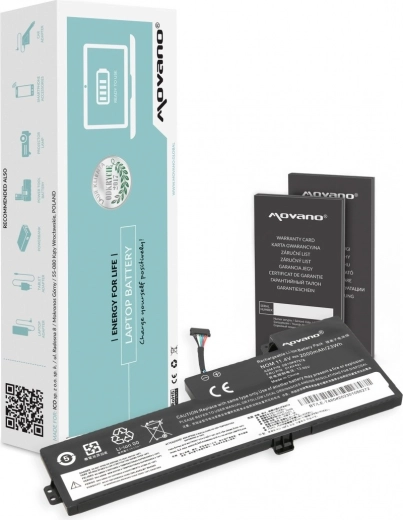 Batteri til Lenovo ThinkPad T470, T480, A475 og A485 Movano 2000 mAh (23 Wh)