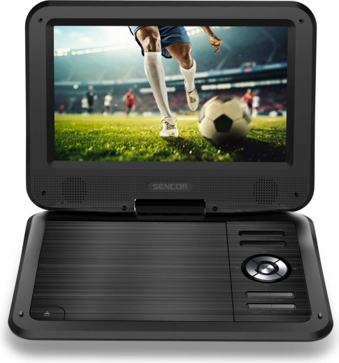 Sencor bærbar DVD-afspiller med 10" drejelig LCD-skærm