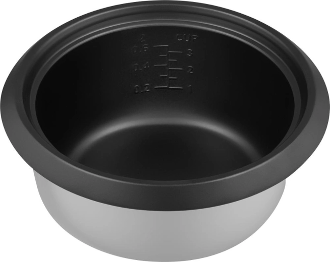 Non-stick-belagt, aftagelig beholder