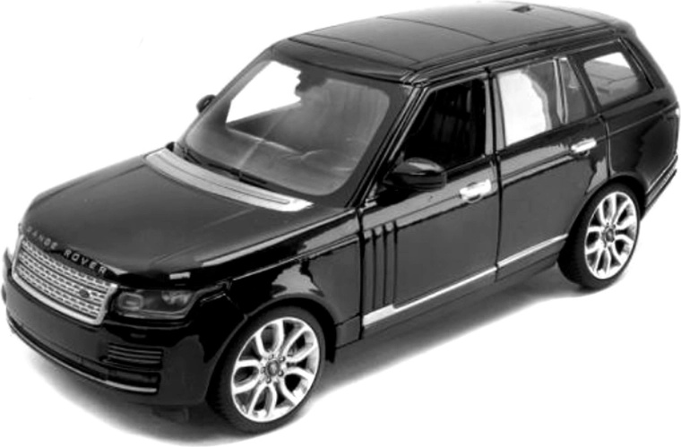 Bilmodel Range Rover Rastar 1:24 sort - 1 stk.