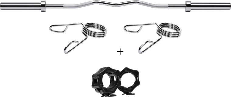 Sikker fastgørelse af vægtskiver medfølger